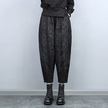 Load image into Gallery viewer, Vintage Jacquard Patchwork Cropped Trousers
