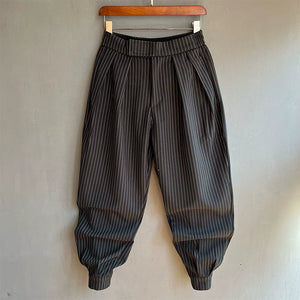 Men's Loose Striped Casual Harem Pants