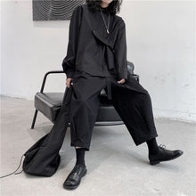 Load image into Gallery viewer, Loose Asymmetrical Button Shirt
