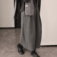 Load image into Gallery viewer, Thickened and Fleece-lined High-waisted Loose Wide-leg Pants
