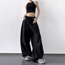 Load image into Gallery viewer, American Retro Straight Wide-leg Trousers
