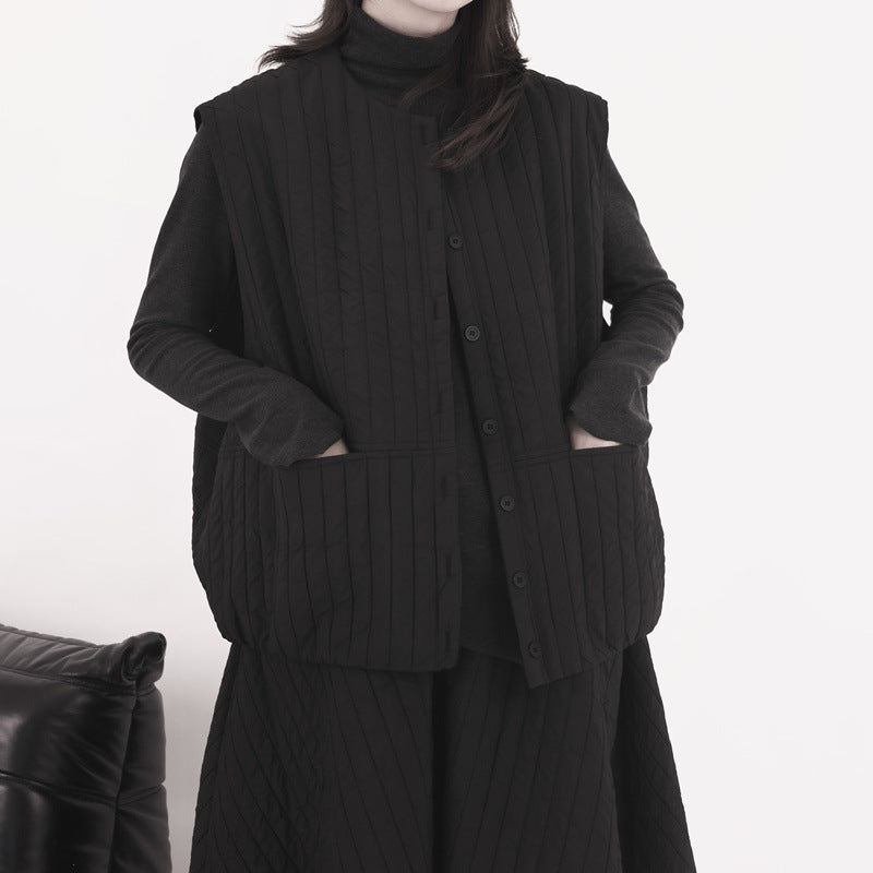 Japanese Loose Cotton Vest