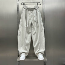 Load image into Gallery viewer, Loose-fitting Curved Elastic Waist Casual Pants
