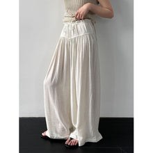 Load image into Gallery viewer, High-waisted Drawstring Pleated Culottes
