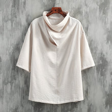 Load image into Gallery viewer, Ice Silk Short Sleeve Zen Retro T-shirt
