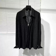 Load image into Gallery viewer, Ripped Loose Vintage Raw-edge Shirt
