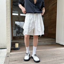 Load image into Gallery viewer, Loose Lace Panel Casual Shorts
