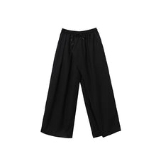 Load image into Gallery viewer, Retro Pleated High Waist Loose Straight Pants
