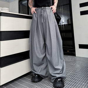 American Machete Drawstring Loose Wide Leg Pants