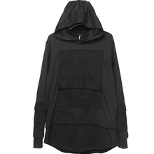 Load image into Gallery viewer, Dark Loose Hooded Pullover Sweatshirt
