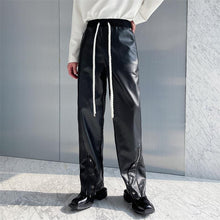 Load image into Gallery viewer, Punk PU Leather Motorcycle Pants
