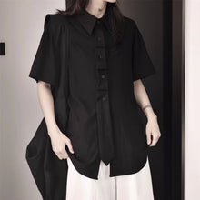 Load image into Gallery viewer, Loose-fitting Slimming French Tie Shirt
