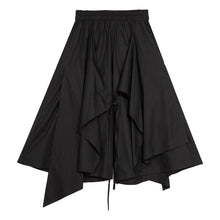 Load image into Gallery viewer, Elastic Waist Irregular Patchwork Skirt Pants
