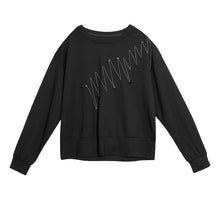 Load image into Gallery viewer, Loose Crew Neck 3D Decorative T-shirt
