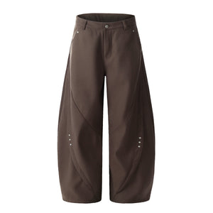 American Rivet Loose Wide-leg Scimitar Pants