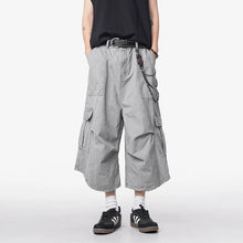 Load image into Gallery viewer, Loose Straight Wide-leg Casual Cropped Trousers
