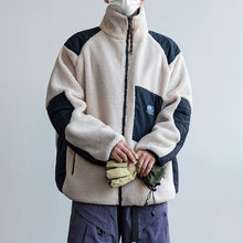 Load image into Gallery viewer, Winter Reversible Stand-up Collar Fleece Jacket
