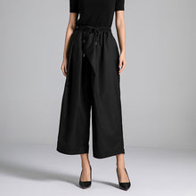 Load image into Gallery viewer, Retro Pleated High Waist Loose Straight Pants
