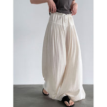 Load image into Gallery viewer, High-waisted Drawstring Pleated Culottes
