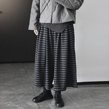 Load image into Gallery viewer, Thick Striped Cropped Trousers
