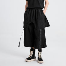 Load image into Gallery viewer, Ribbon Fake Two-piece Straight Casual Pants
