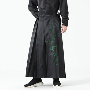 Bamboo Embroidery Loose Culotte
