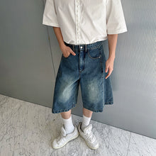 Load image into Gallery viewer, American Retro Washed Casual Wide-leg Scimitar Pants
