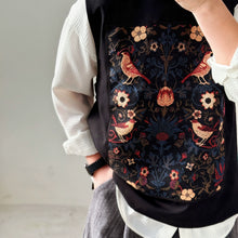 Load image into Gallery viewer, 【Nightingale】Round Neck Pullover Patch Loose Vest
