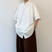 Load image into Gallery viewer, Japanese Retro Pure Cotton Loose Buttoned Shirt
