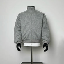 Load image into Gallery viewer, Two-way Zipper Oversized Stand Collar Bomber Jacket
