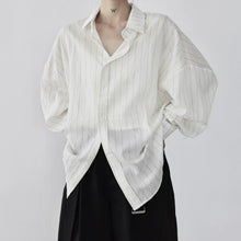 Load image into Gallery viewer, Women's Striped Loose Casual Shirt
