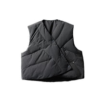 Load image into Gallery viewer, Retro Japanese Loose Short Down Vest
