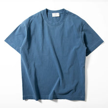 Load image into Gallery viewer, 260g Heavyweight Retro Loose Casual Solid Color T-shirt

