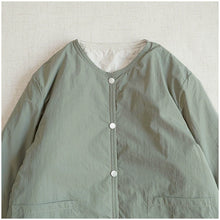 Load image into Gallery viewer, Japanese Retro Round Neck Loose Cotton Jacket
