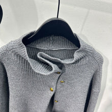 Load image into Gallery viewer, Vintage Turtleneck Button Loose Sweater
