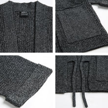 Load image into Gallery viewer, Japanese Retro Kendo Kimono Robe Loose Knitted Cardigan
