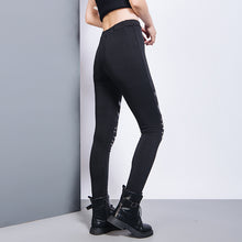 Load image into Gallery viewer, Slim Studded PU Leggings Pants
