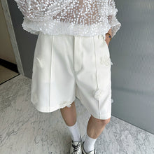 Load image into Gallery viewer, 3D Embellished Casual Wide-leg Shorts
