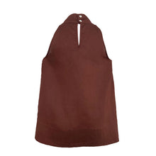 Load image into Gallery viewer, Women's Linen V-Neck Halter Camisole
