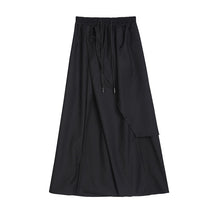 Load image into Gallery viewer, Drawstring High Waist Loose A-line Skirt
