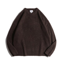 Load image into Gallery viewer, Japanese Lazy Loose Crew Neck Sweater
