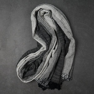 Pinstripe Vintage Colorblock Scarf