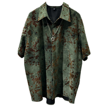 Load image into Gallery viewer, Vintage Print Loose Lapel Shirt
