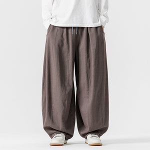 Japanese Retro Loose Wide-leg Harem Pants