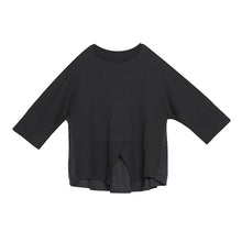 Load image into Gallery viewer, Loose-fitting Patchwork Casual T-shirt

