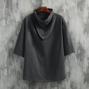Ice Silk Short Sleeve Zen Retro T-shirt