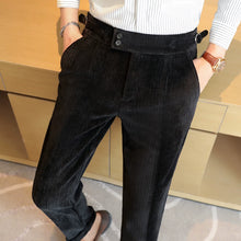 Load image into Gallery viewer, Chenille Naples Casual Straight-leg Suit Trousers
