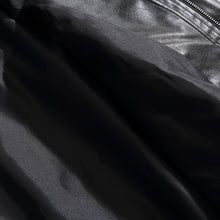 Load image into Gallery viewer, Stand Collar Leather Jacket
