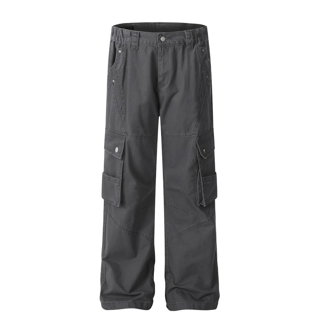 American Vintage Flared Multi-pocket Overalls