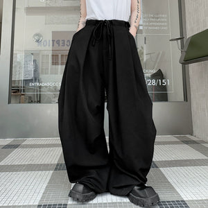 American Machete Drawstring Loose Wide Leg Pants